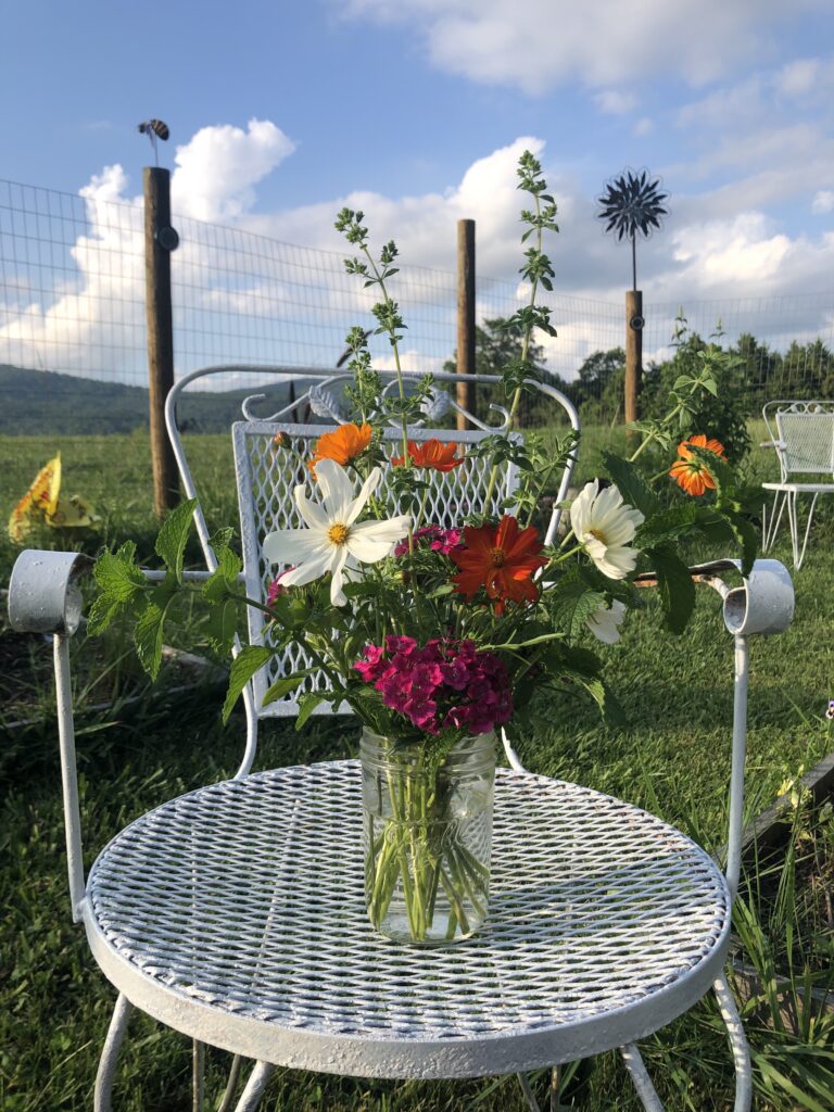 Assorted arrangement from my cut flower garden.