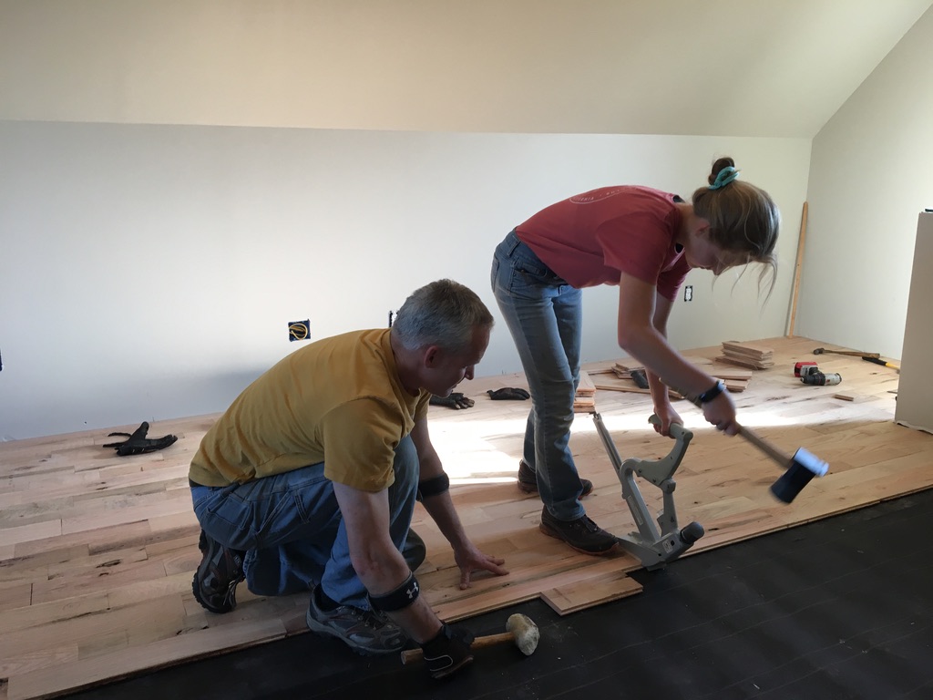 Installing Unfinished Hardwood