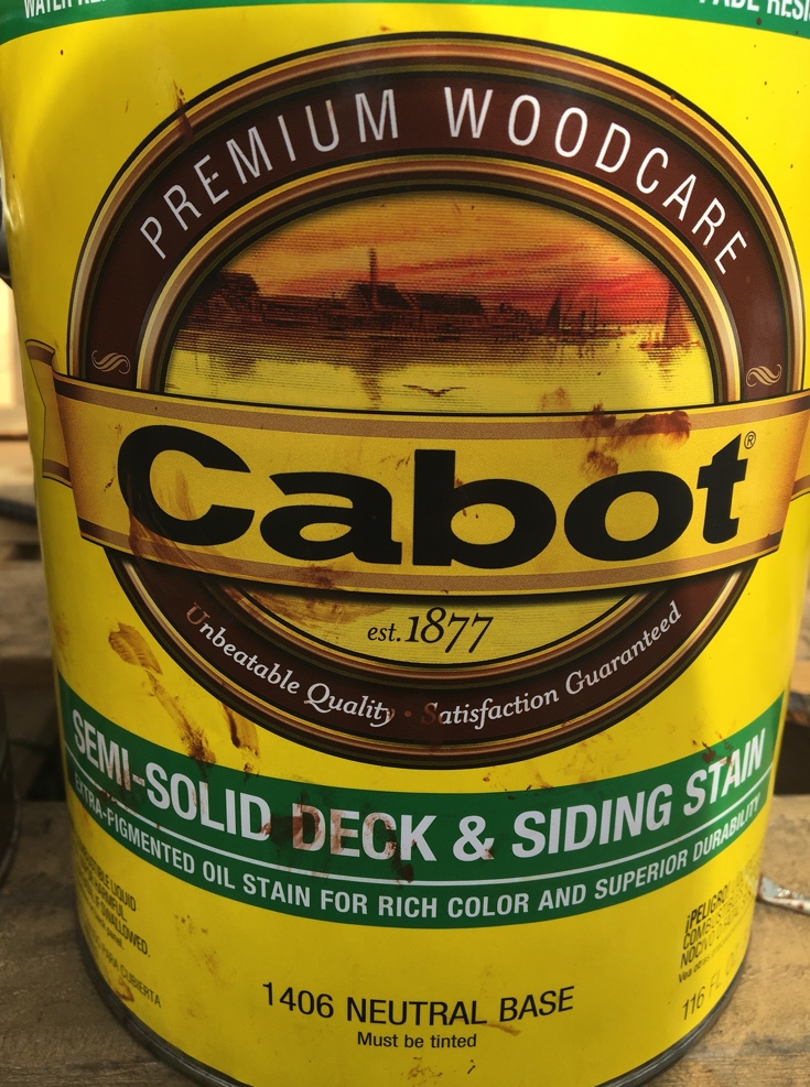 Cabot Semi-Soid Deck and Siding Stain - Cordovan Brown