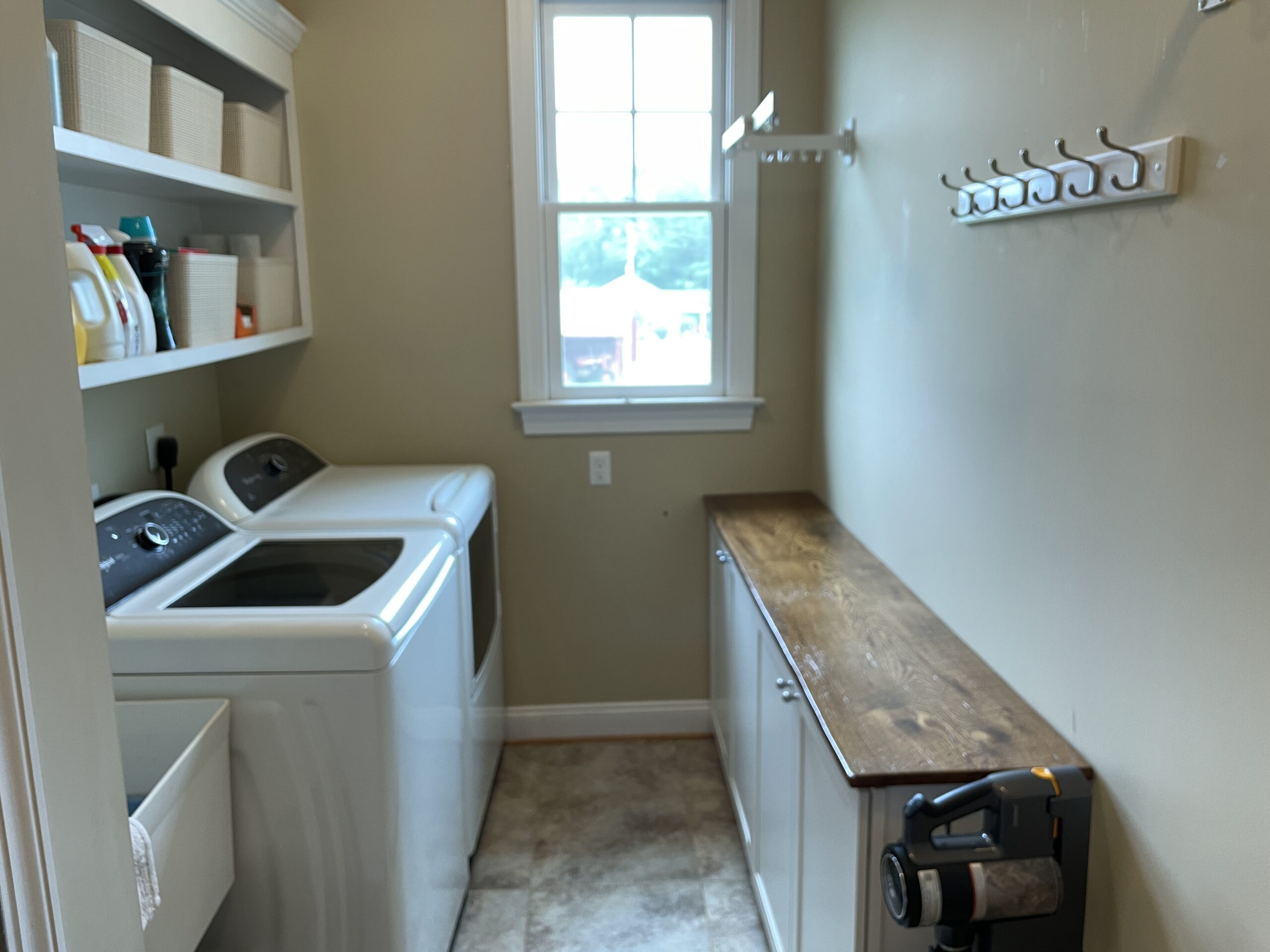 Laundry Room Makeover on a Budget - Life in the Country