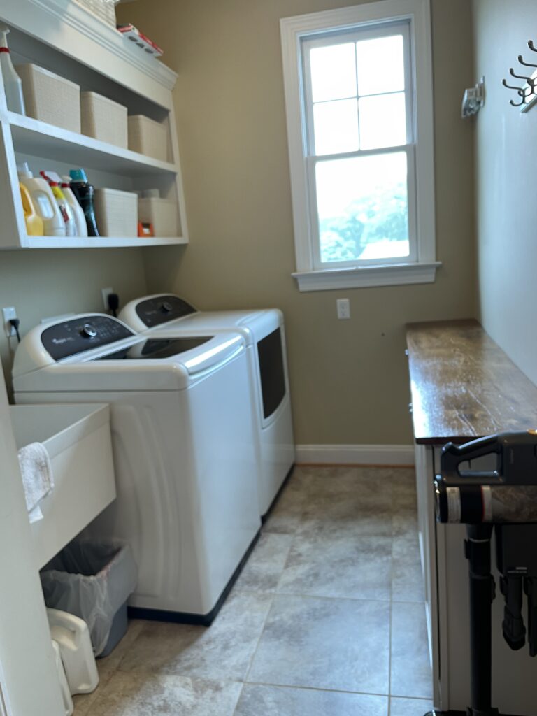 Finished Budget Laundry Room Makeover