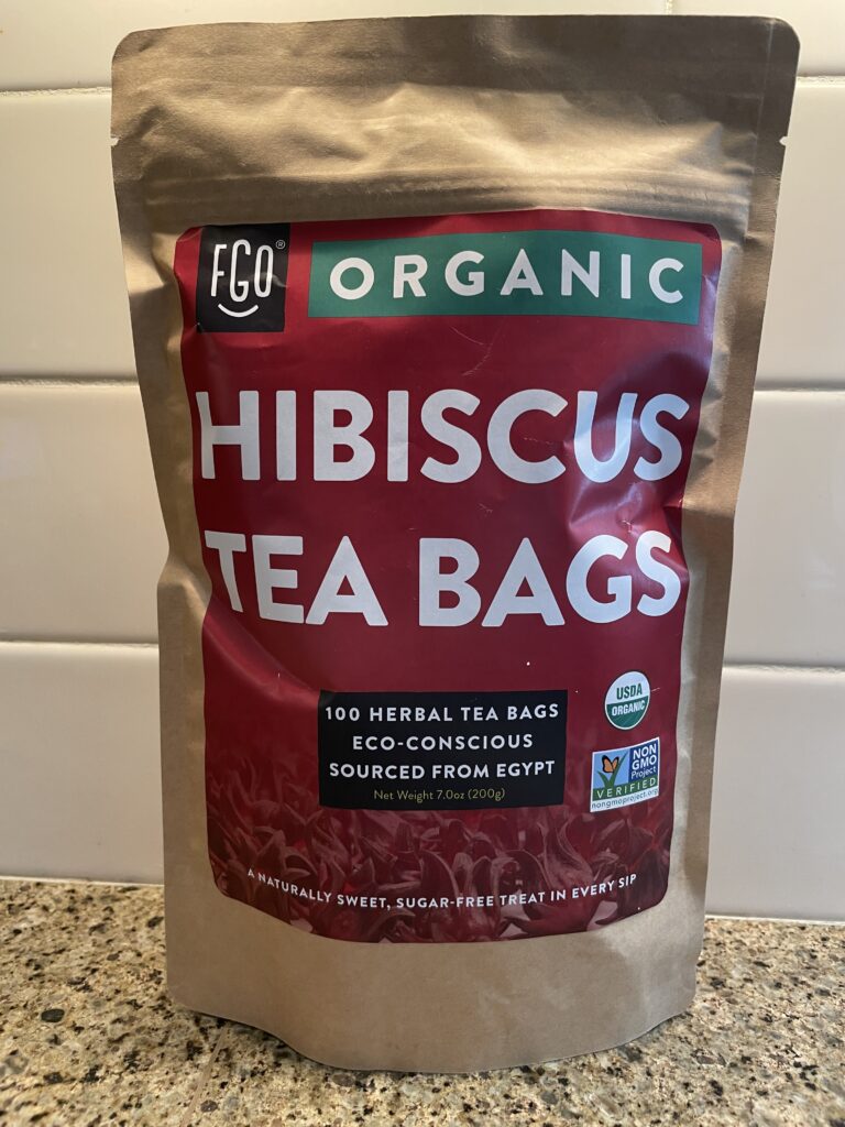 FGO organic hibiscus tea bags